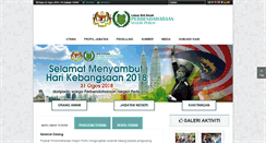 Desktop Screenshot of perbendaharaan.perlis.gov.my